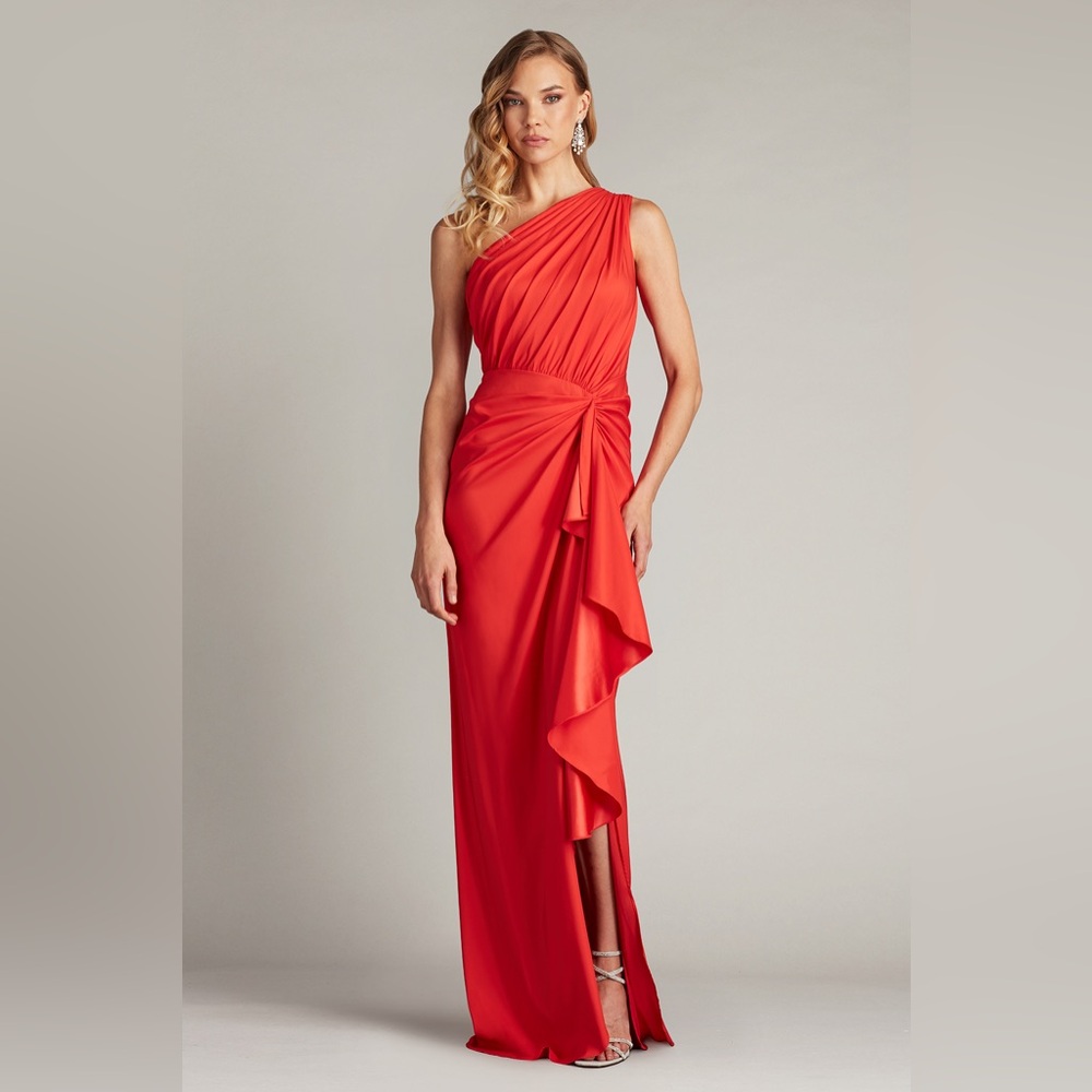 TADASHI SHOJI - LENA WATERFALL DRAPE GOWN